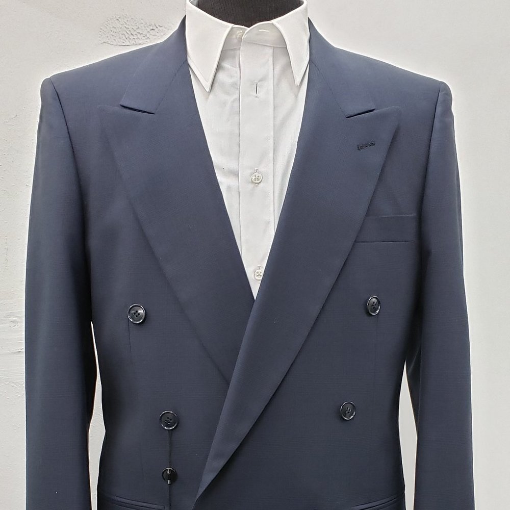 Albert Nipon Double Brest Navy Suit